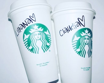 Personalizowany, wielokrotnego użytku kubek Starbucks