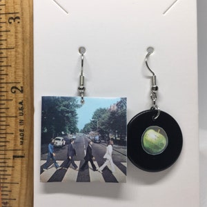 Beatles Vinyl Earrings (9 Different Variations)