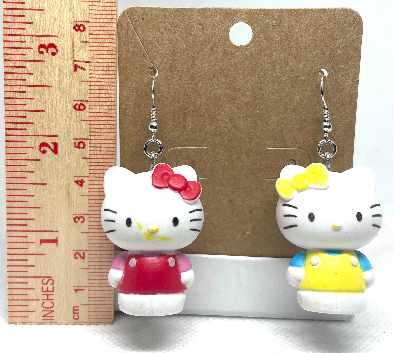 Hello Kitty Earrings 5 Different Variations Etsy