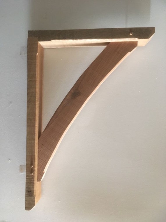Green Oak Wooden Timber Gallows bracket Cawthorne Design Etsy