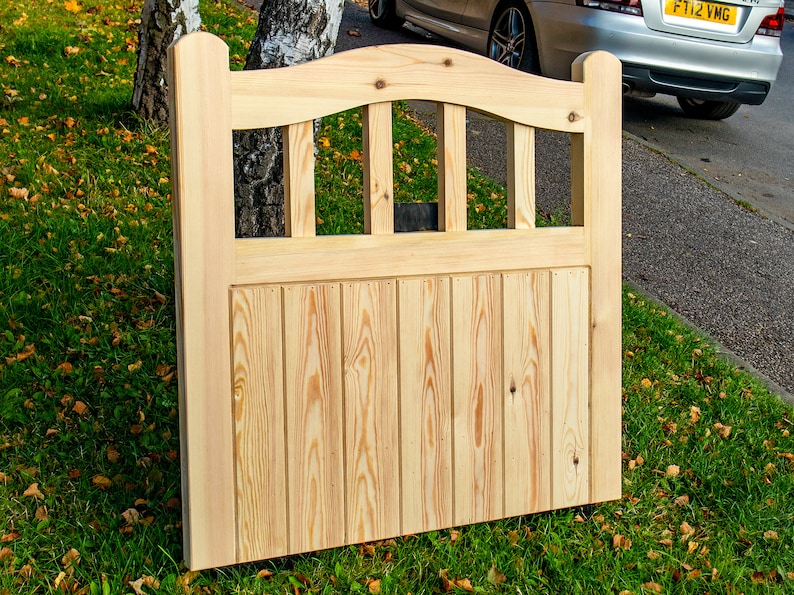 Archtop Cottage Style Timber Garden Gate Etsy UK
