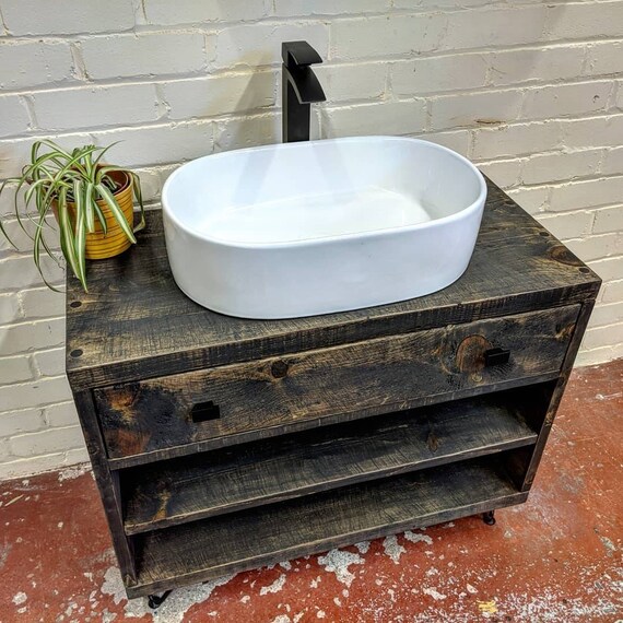 The Django A Handmade Solid Wood Bathroom Vanity Unit With Hong Kong A Handmade Solid Wood Bathroom Vanity, Handmade Wooden Bathroom Vanity