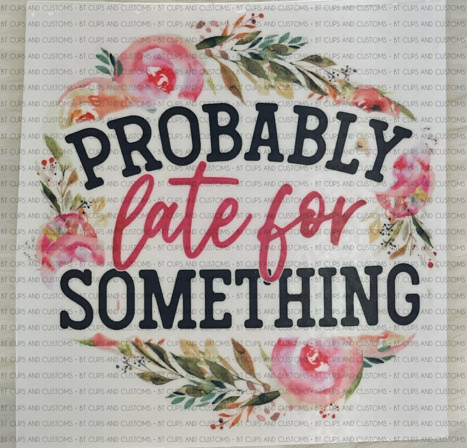 Tumbler Decal Transparent Tumbler Decal Vinyl Decal Vinyl Etsy