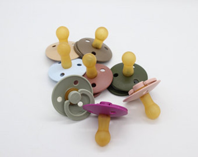 Original BIBS Pacifier all Natural Rubber Made in Denmark Etsy