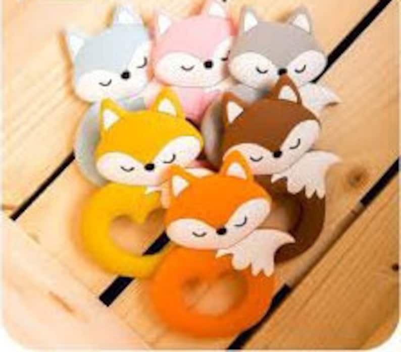 Sensory Cuddly Fox Food Grade Silicone Chewy Great Handheld