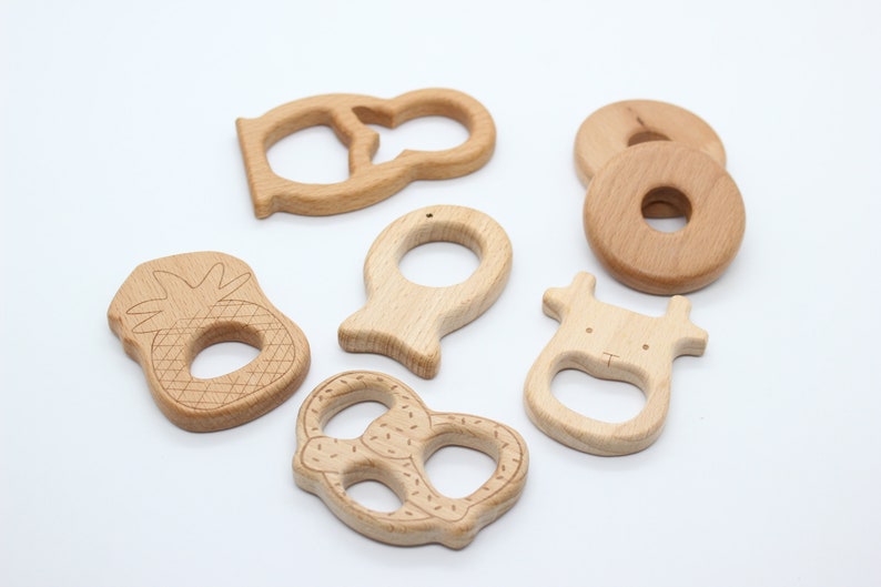 etsy wooden teether