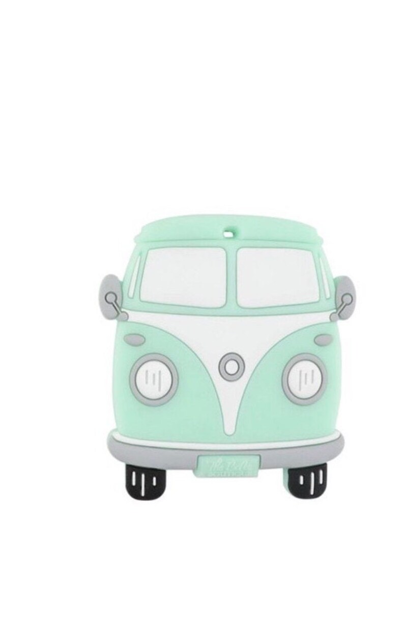Easy to Chew Dishwasher Safe Fun Bath Toy* VW Bus Silicone Teether