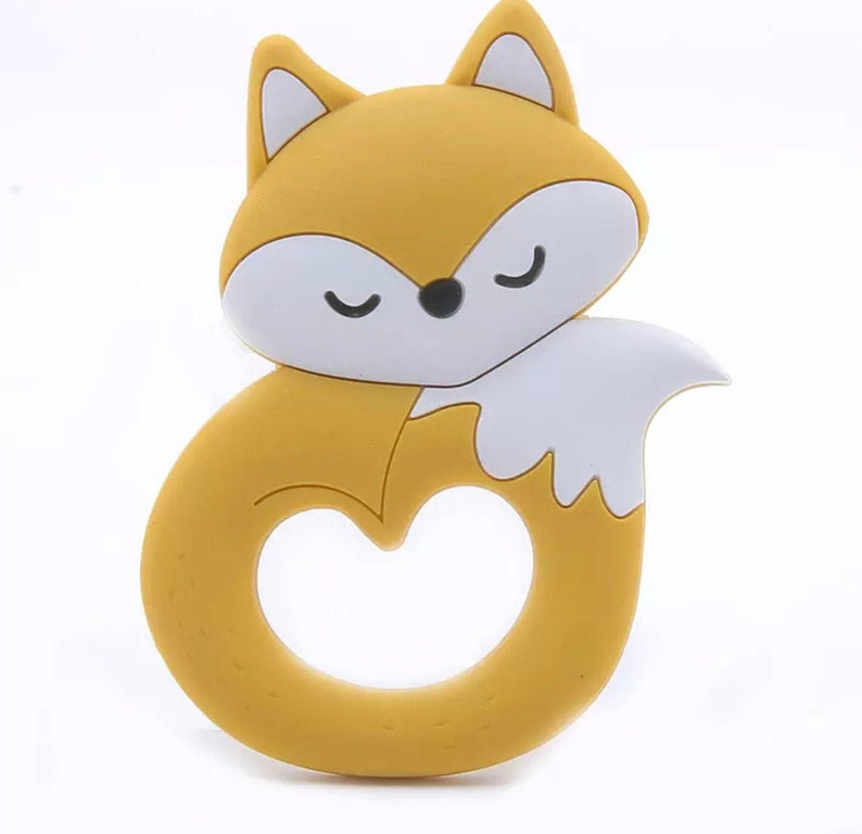 Sensory Cuddly Fox Food Grade Silicone Chewy Great Handheld