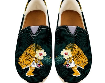 shoes with tigers on them