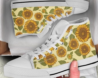 Sunflower With Bird And Butterfly Men's Low Top Shoes