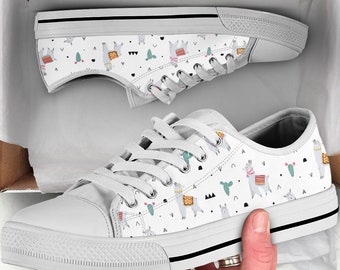 shoes with llamas on them