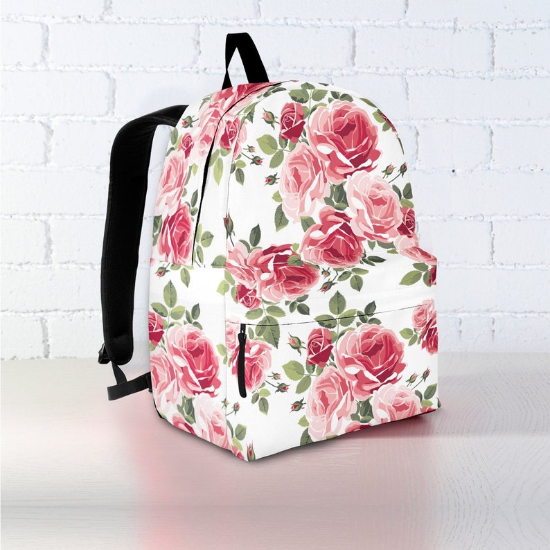 Rose Backpack Rose Backpack Kid Rose Backpack Women Etsy