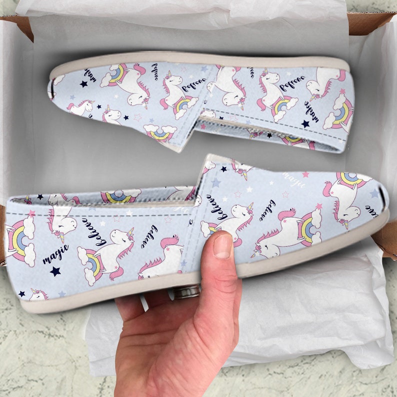 Women Canvas Shoes Unicorn Gifts | Unicorn Women Shoes Unicorn Shoes Women Casual Shoes Shoes With Unicorn Style