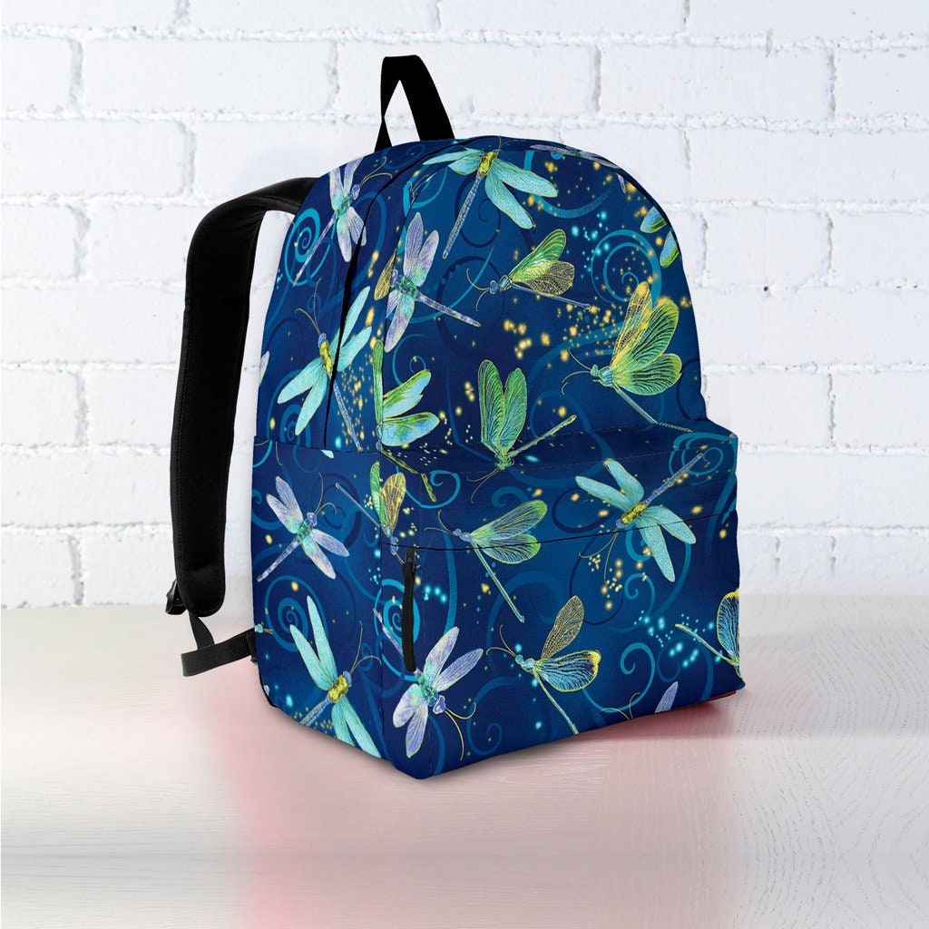 Personalized Dragonfly Backpack Backpack Backpack Women Etsy