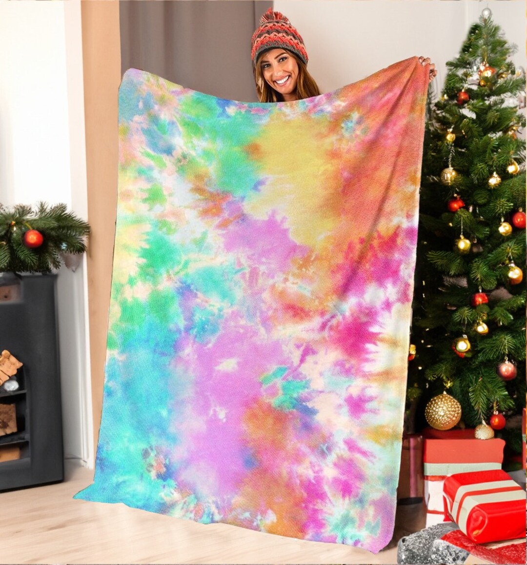 Tie Dye Blanket Tie Dye Throw Blanket Tie Dye Fleece Blanket Tie Dye Adult Blanket Tie Dye Kid Blanket Etsy Canada