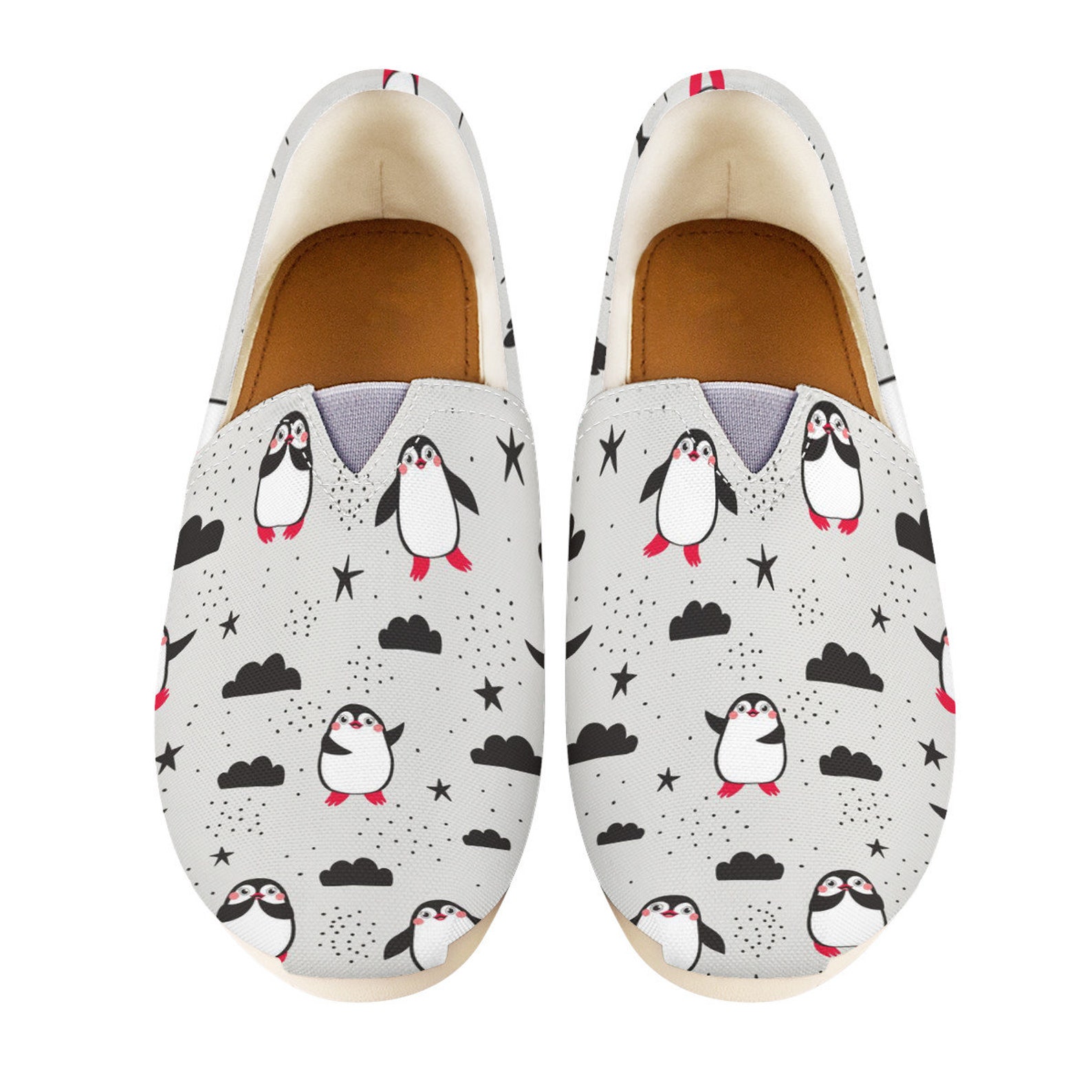 Penguin Shoes Penguin Women Shoes Shoes With Penguin - Etsy
