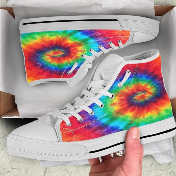 Tie dye tennis best sale shoes