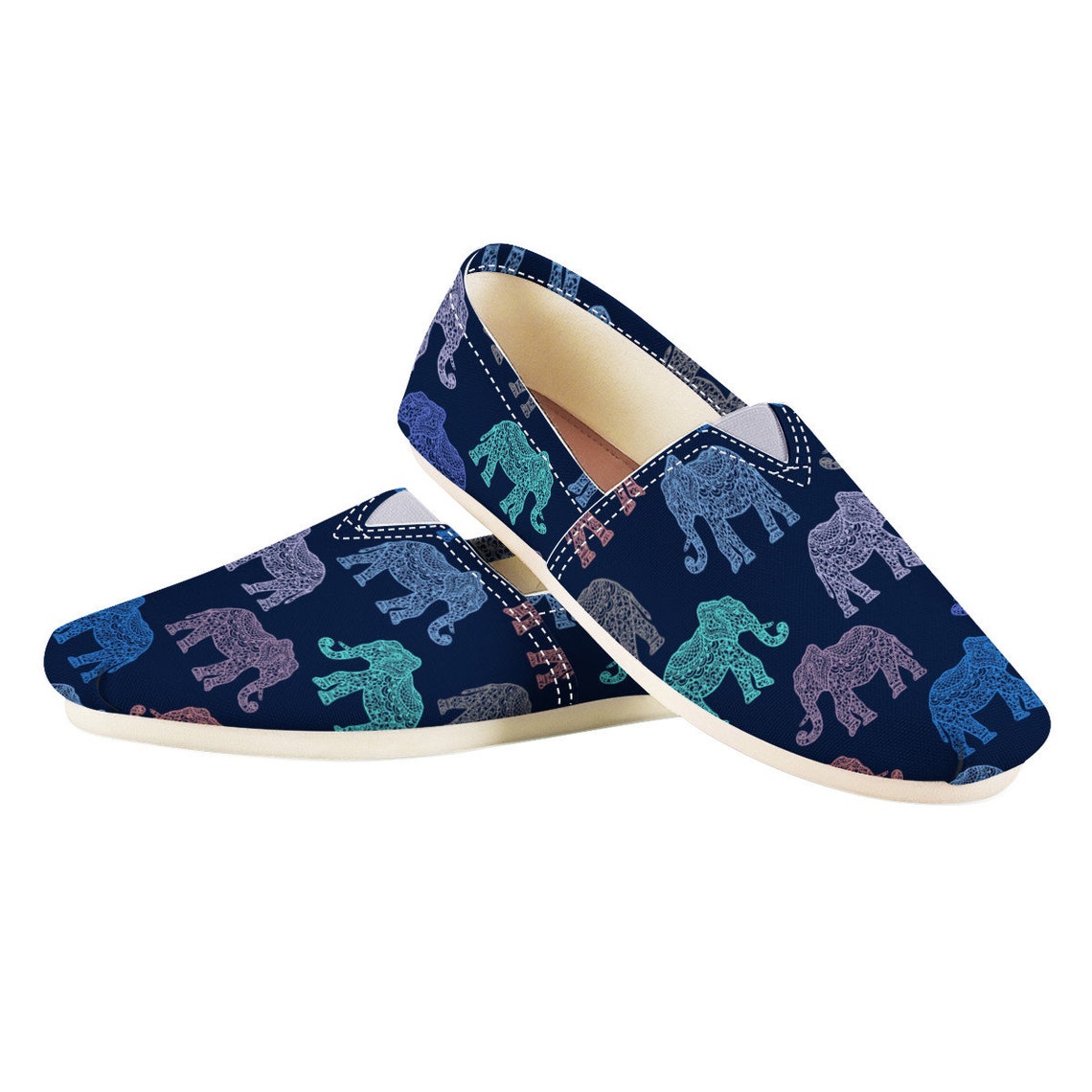 Elephant Shoes Elephant Women Shoes Shoes With Elephant Etsy