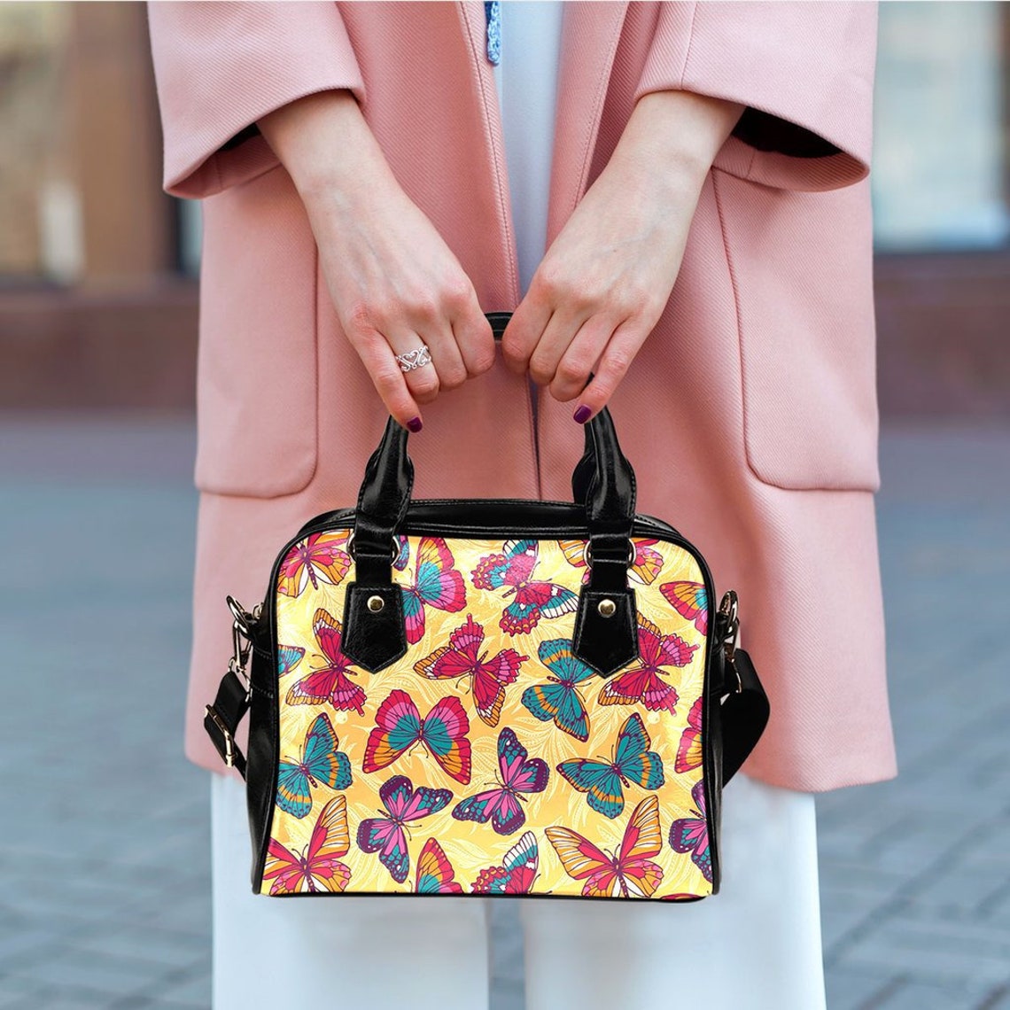 Butterfly Handbags Butterfly Shoulder Handbags Butterfly Etsy UK