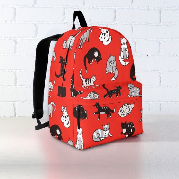 Cat Backpack Etsy