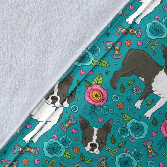 Boston terrier throw blanket hotsell