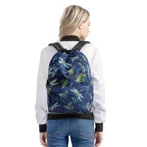 Personalized Dragonfly Backpack – Custom Name Kids School Bag, Nature Insect Rucksack image 6