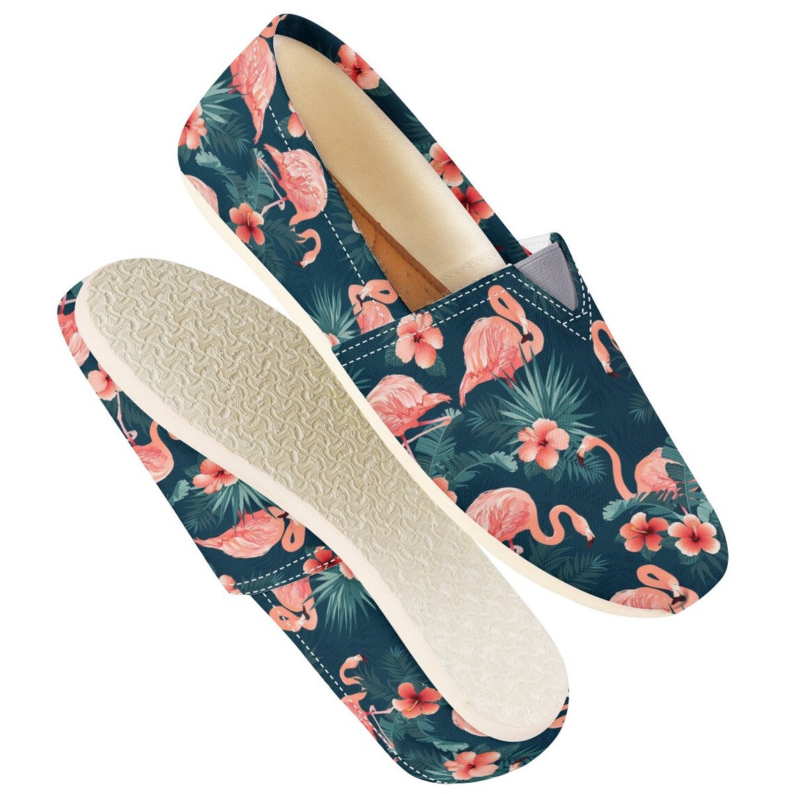 toms flamingo print shoes