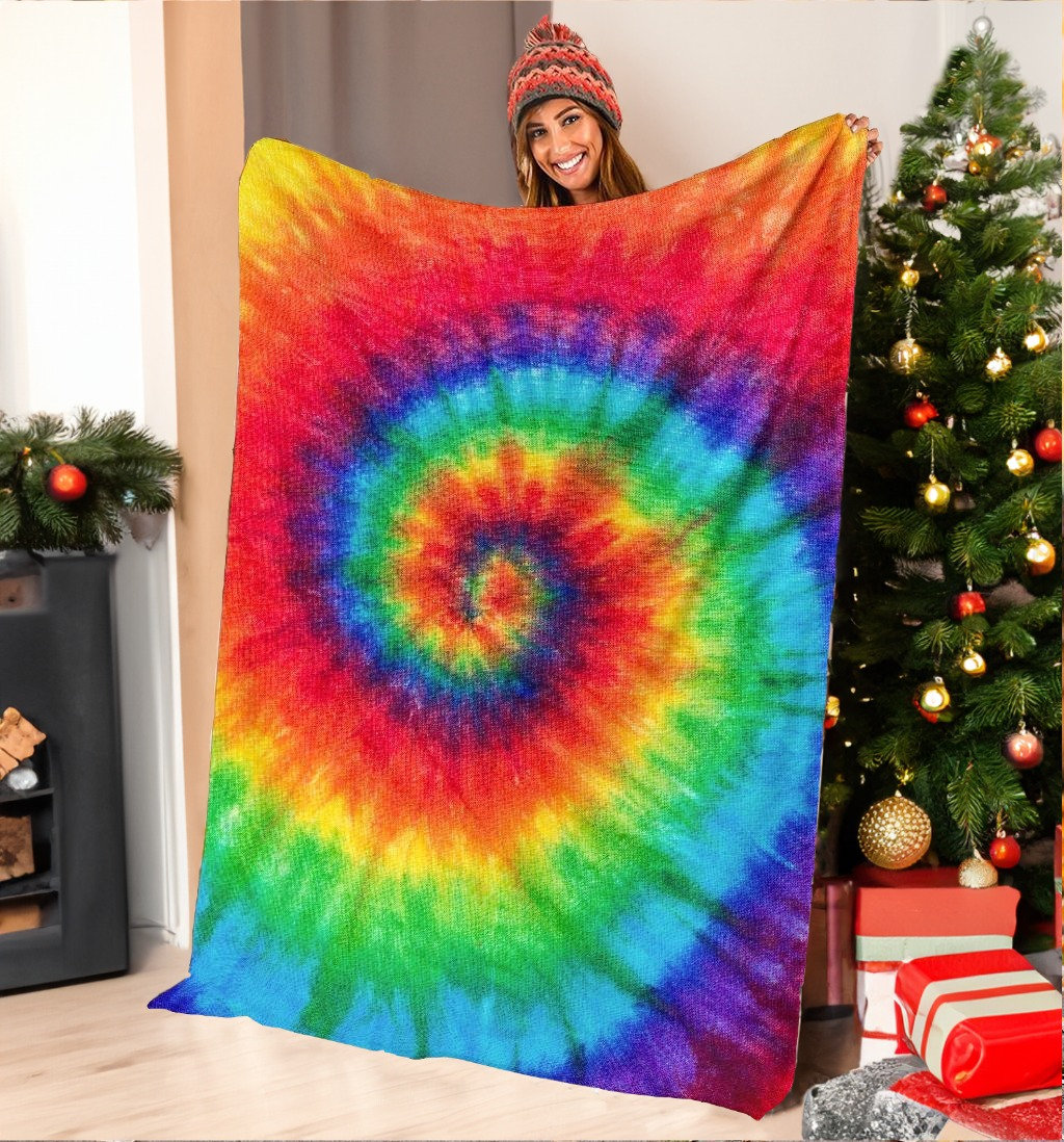 Tie dye baby blanket sale