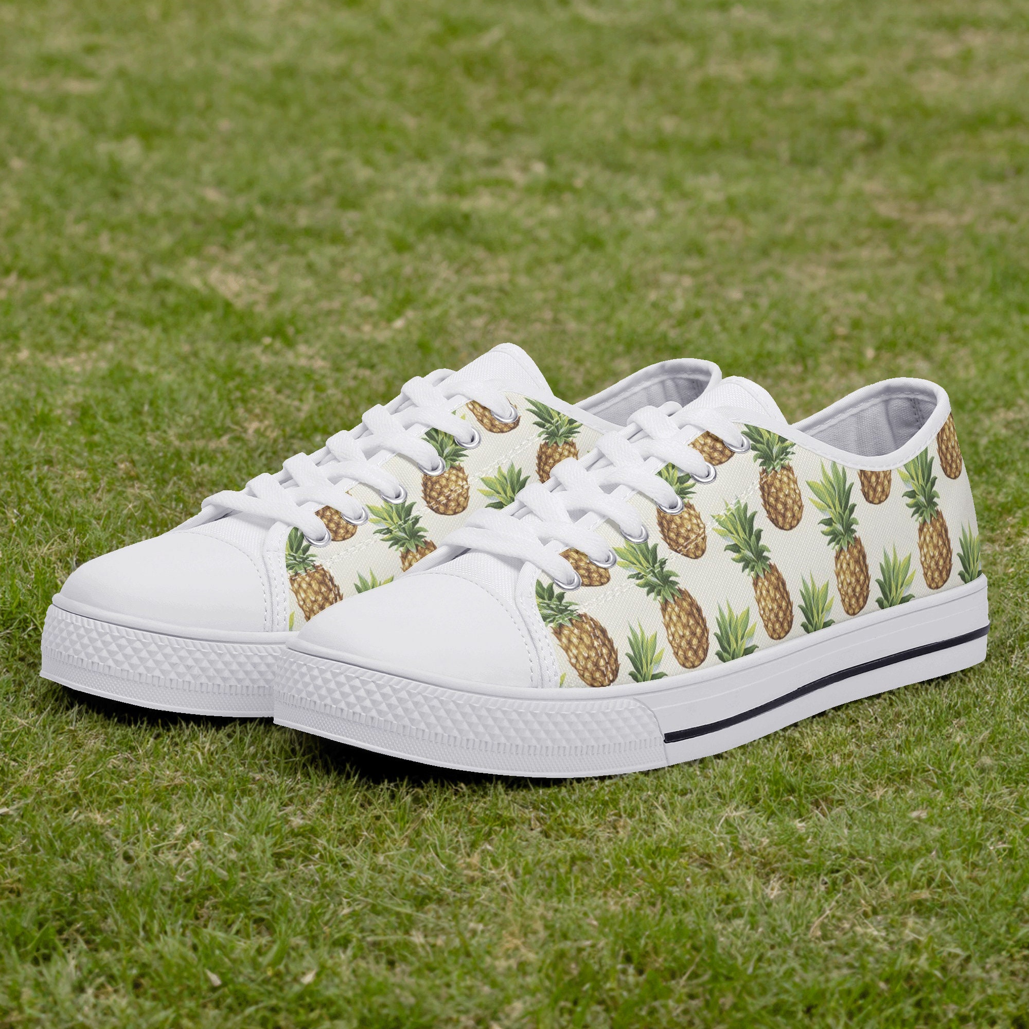 Pineapple canvas shoes deals