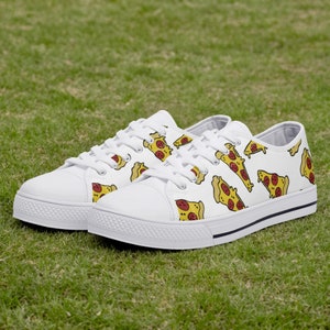 Pizza Shoes, Pizza Sneakers, Pizza Women Shoes, Pizza Kid Shoes, Shoes With Pizza