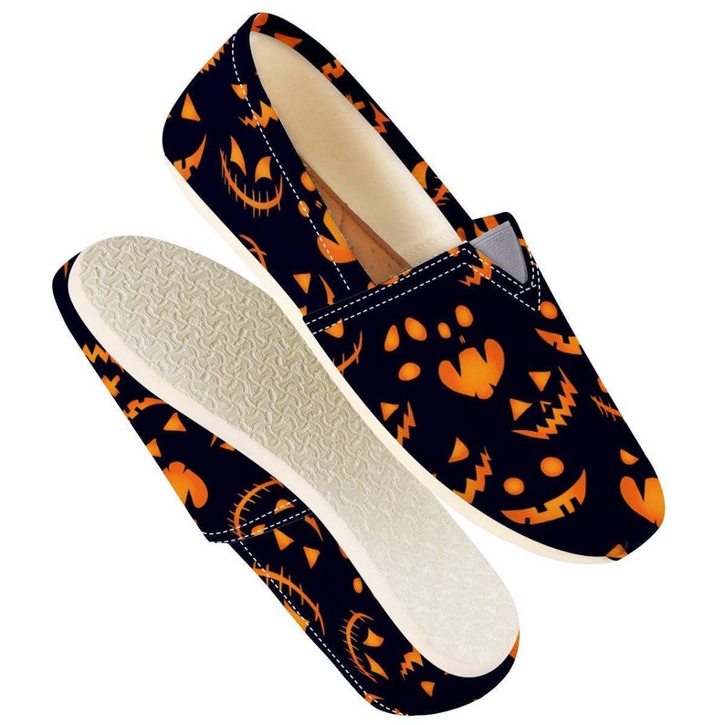 Halloween Shoes Halloween Women Shoes Shoes With Halloween Etsy