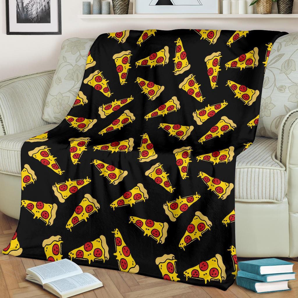 Pizza Blanket Pizza Throw Blanket Pizza Fleece Blanket Etsy