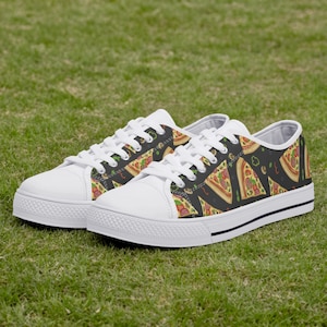 Pizza Shoes, Pizza Sneakers, Pizza Women Shoes, Pizza Kid Shoes, Shoes With Pizza