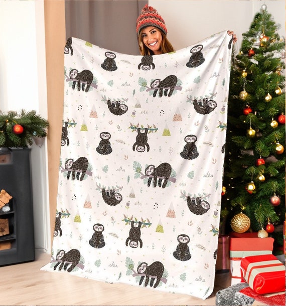 Sloth fuzzy blanket hotsell