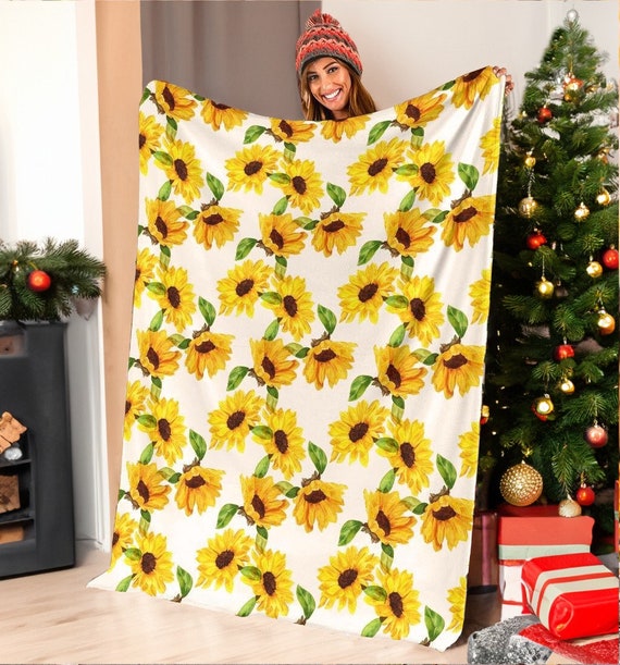 Sunflower Blanket Sunflower Throw Blanket Sunflower Fleece Blanket Sunflower Kid Blanket Sunflower Adult Blanket Etsy Canada