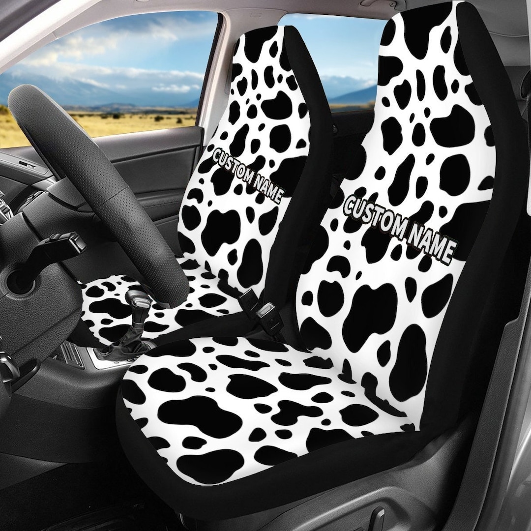 Personalized Cow Car Seat Covers Cow Front and Gifts Etsy