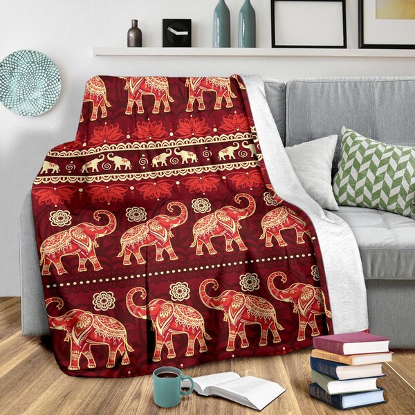 Elephant Blanket Etsy