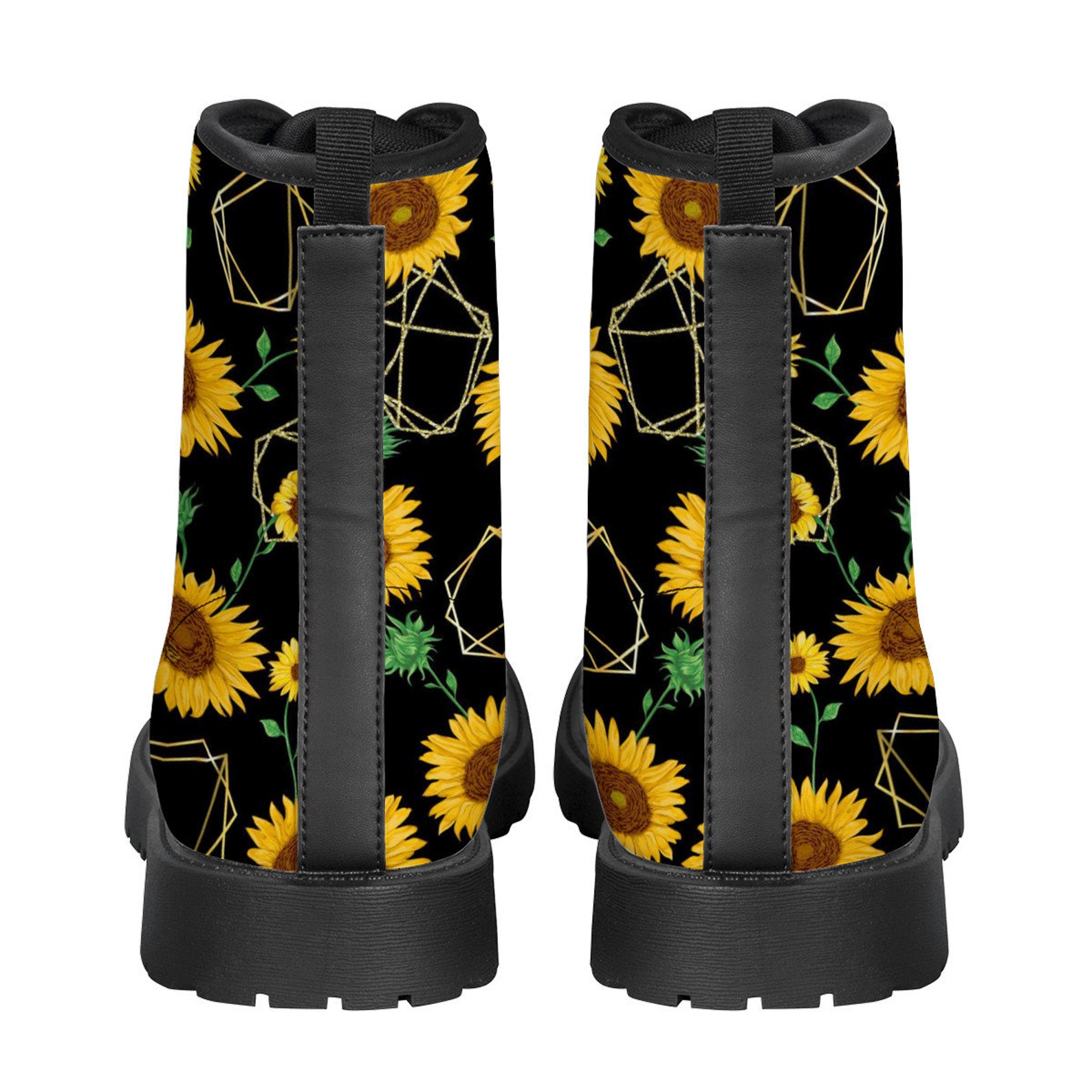 Sunflower Boots Sunflower Leather Boots Sunflower Women Etsy UK
