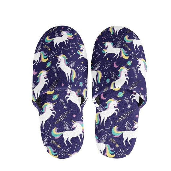 Unicorn Slippers Unicorn Women Slippers Unicorn Slippers With