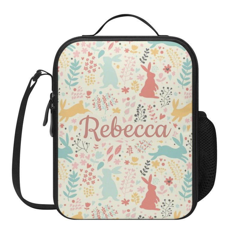 Personalized Rabbit Backpack: Custom Kids School Bag image 5