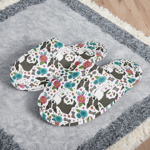 Boston Terrier Slippers, Boston Terrier Women Slippers, Boston Terrier Slippers with sole, Boston Terrier Slippers Men