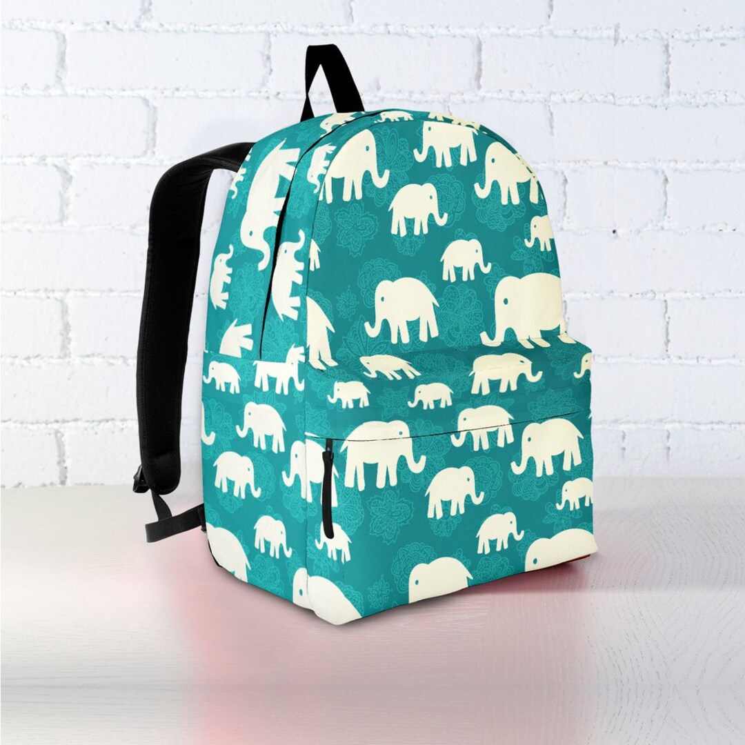 Personalized Elephant Backpack Backpack Rucksack Etsy