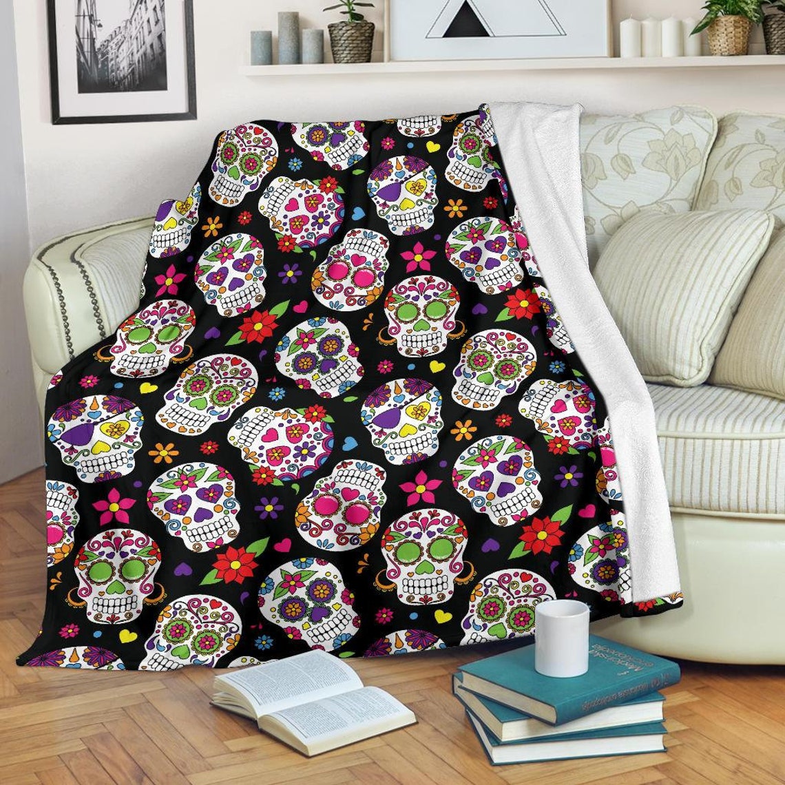 Tribal Skull Blanket