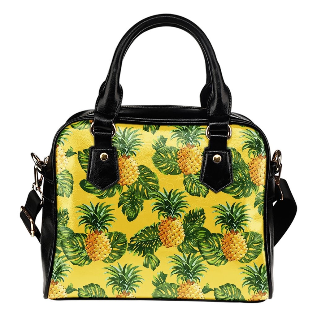 Pineapple Handbags Pineapple Shoulder Handbags Women Etsy