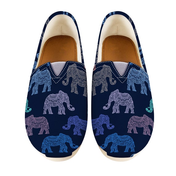 elephant canvas shoes