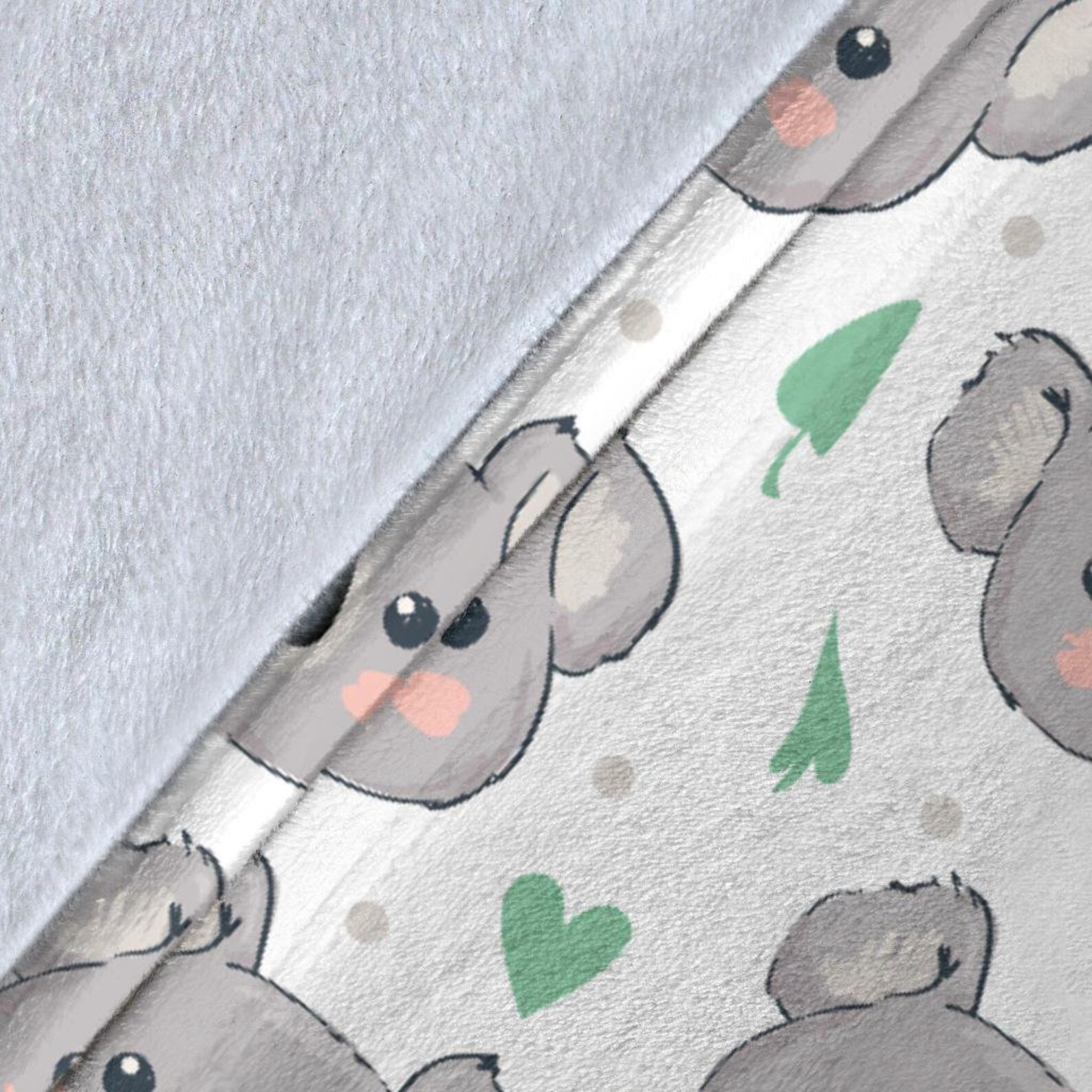 Koala Blanket Koala Throw Blanket Koala Fleece Blanket Etsy
