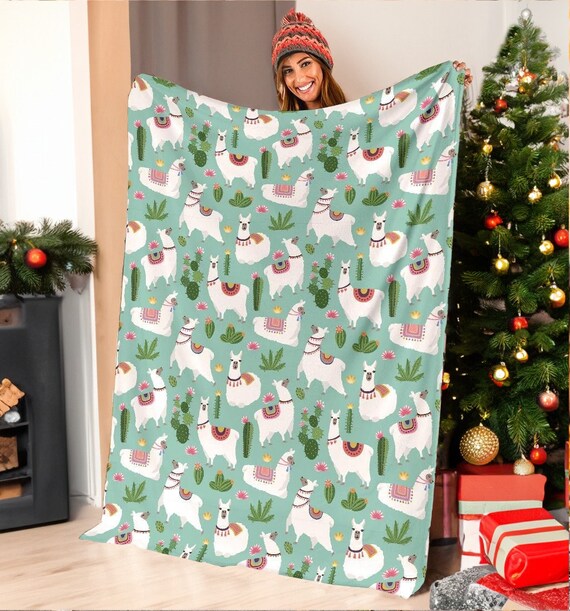 Llama Blanket Llama Throw Blanket Llama Fleece Blanket Llama Adult Blanket Llama Kid Blanket Etsy New Zealand