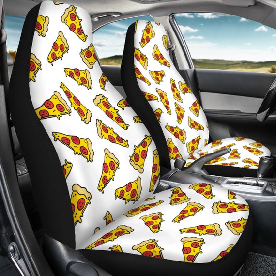 Personalisierte Pizza-Autositzbezüge, Pizza-Autositz-Set, Pizza-Sitzbezug,  Pizza-Liebhaber, Pizza-Vordersitzbezug, Pizza-Geschenk - .de