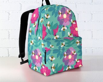 BOUJIE BEE FLORAL LAPTOP BACKPACK il_fullxfull.6989921473_fv7q.jpg main image 4