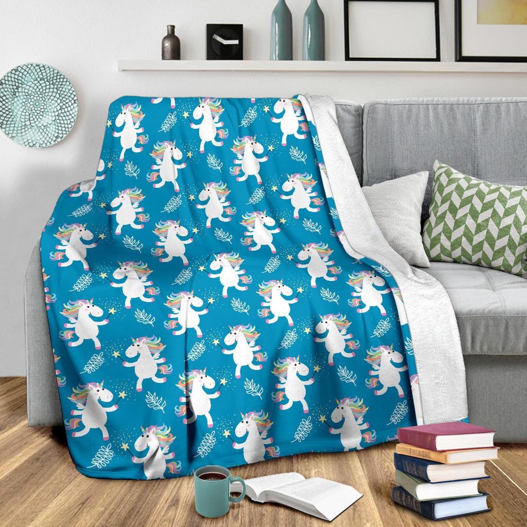 Unicorn Slumber Party Fleece Blanket